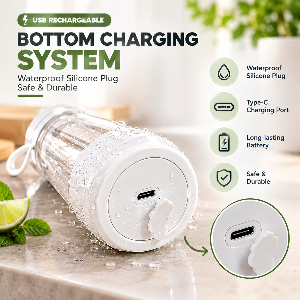 BlendGo™ Portable Mini Juicer - USB Rechargeable